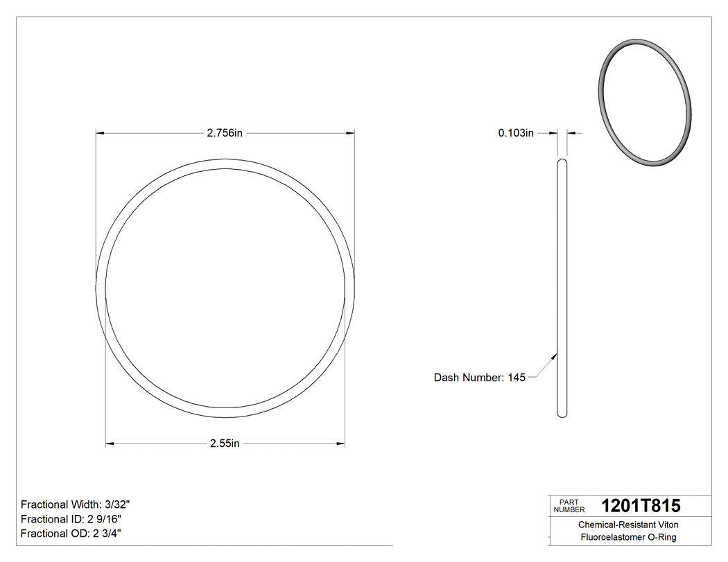 Technical drawing - 1201T815